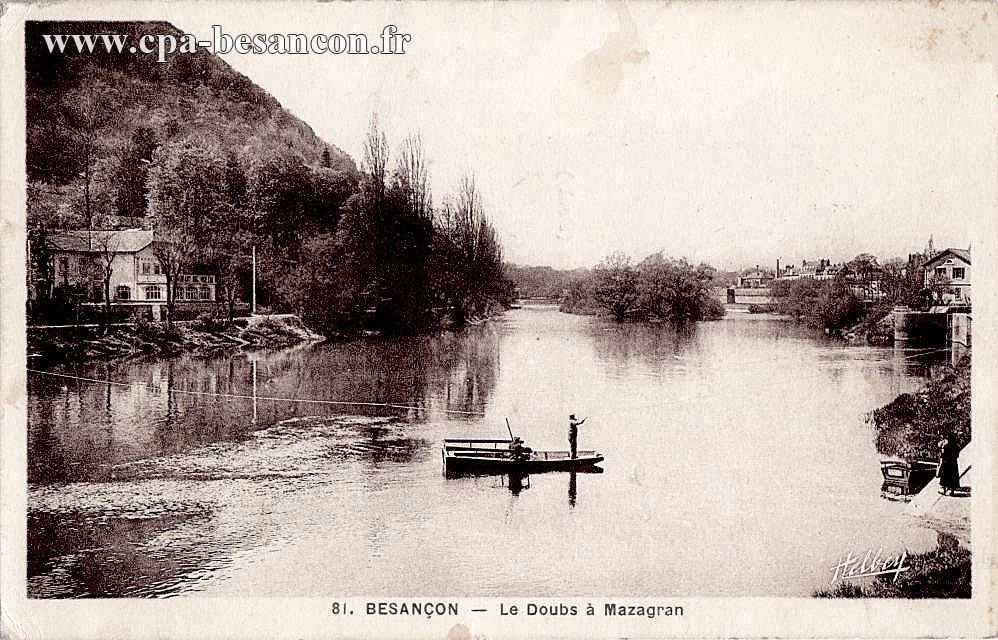81. BESANÇON - Le Doubs à Mazagran